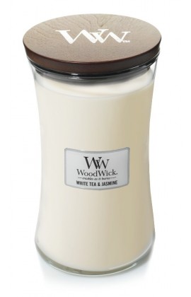 WoodWick White Tea & Jasmine nagy illatgyertya